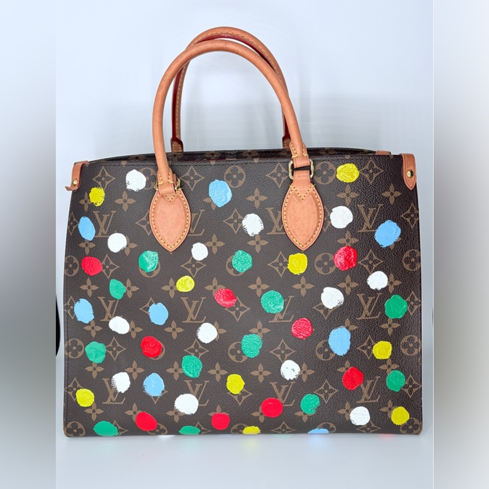Louis Vuitton X Yayoi Kusama On The Go MM Monogram Multicolor